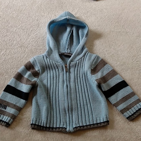 KENNETH Cole Reaction Zip Up Sweater 3-6 Months - Picture 4 of 7